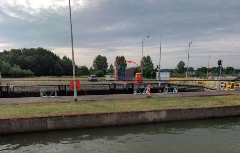 Deformation Monitoring at Maasbracht Lock, the Netherlands Image shows full view of Deformation Monitoring at Maasbracht Lock, the Netherlands